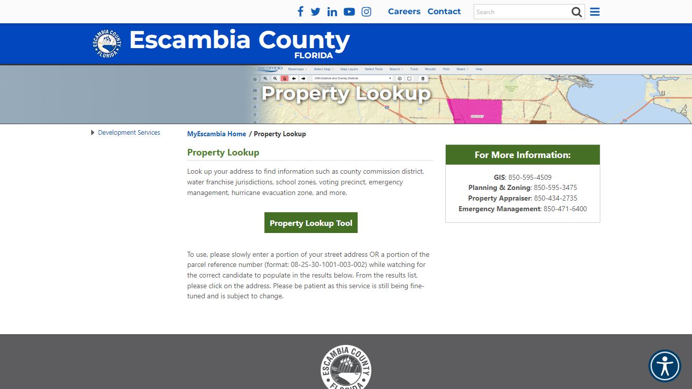 Property Lookup - MyEscambia.com